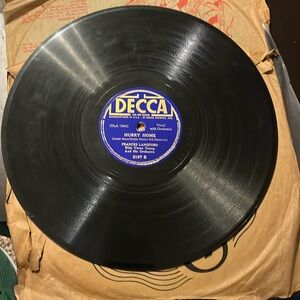 Vintage vinyl record- Decca Hurry Home